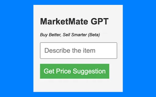 MarketMate GPT